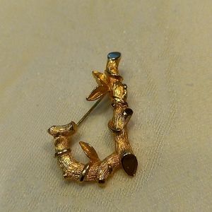 Vintage Sarah Coventry Letter "J" Brooch
